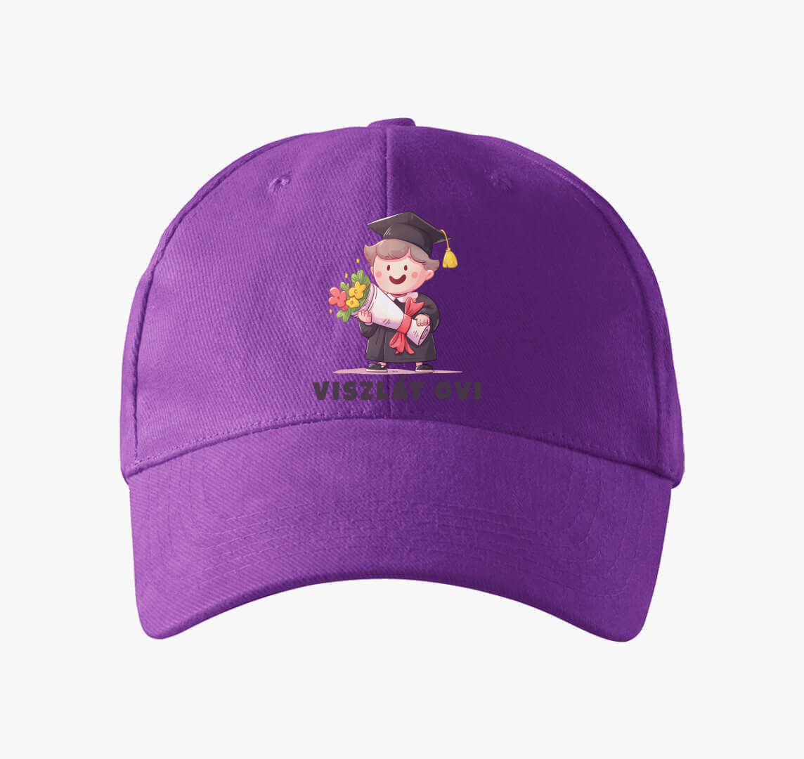 Viszlát ovi baseball sapka — Lila