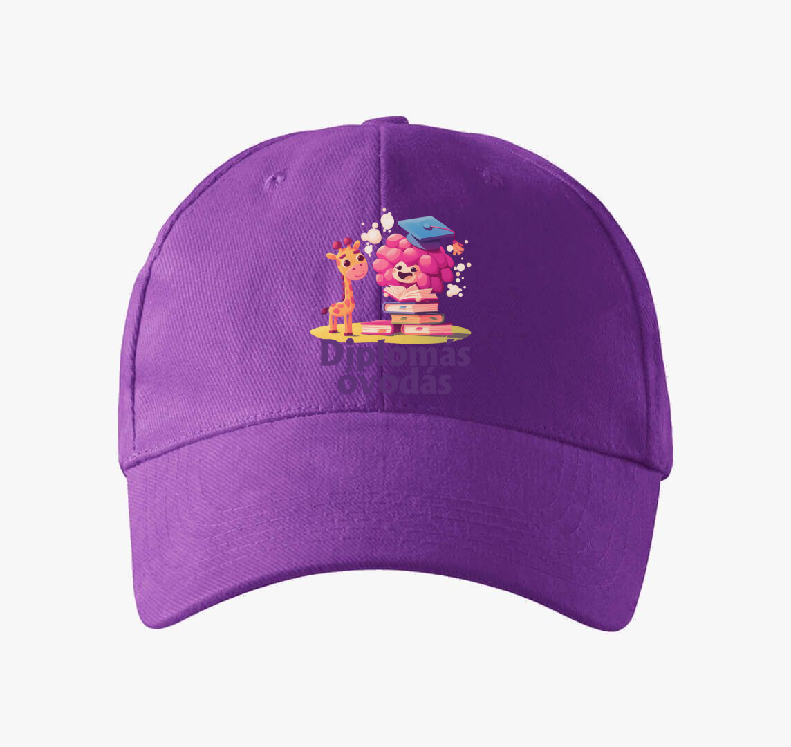 Diplomás Óvodás baseball sapka — Lila