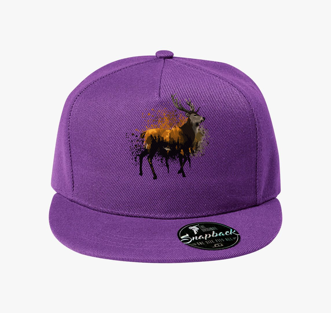 Szarvas art 2 baseball sapka — Lila