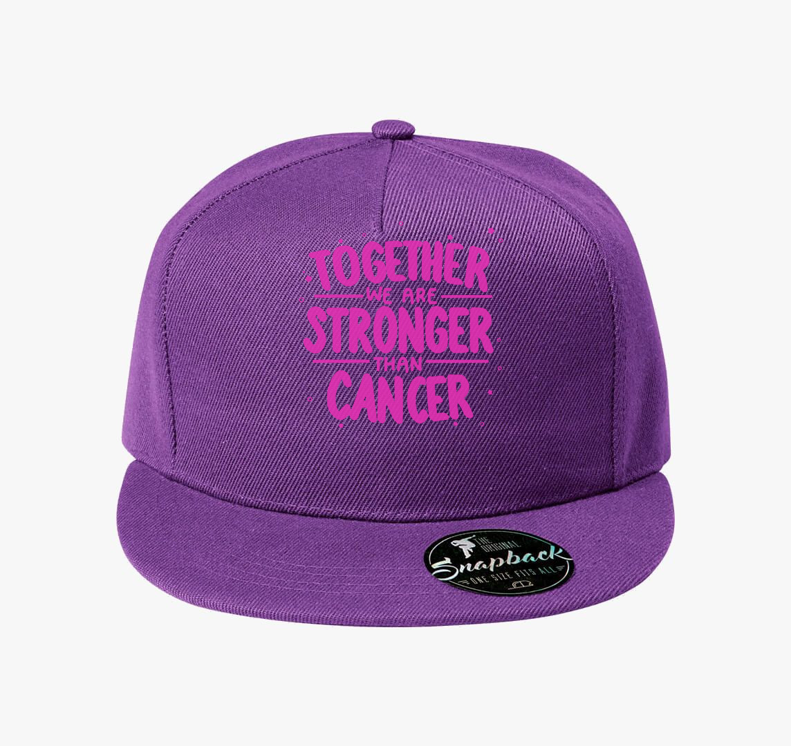 Cancer pink baseball sapka — Lila