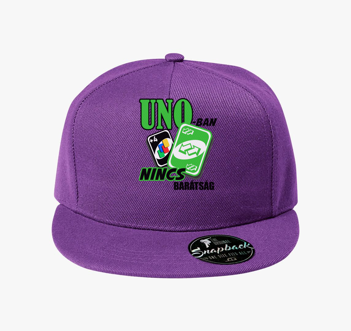 UNO játékos baseball sapka — Lila