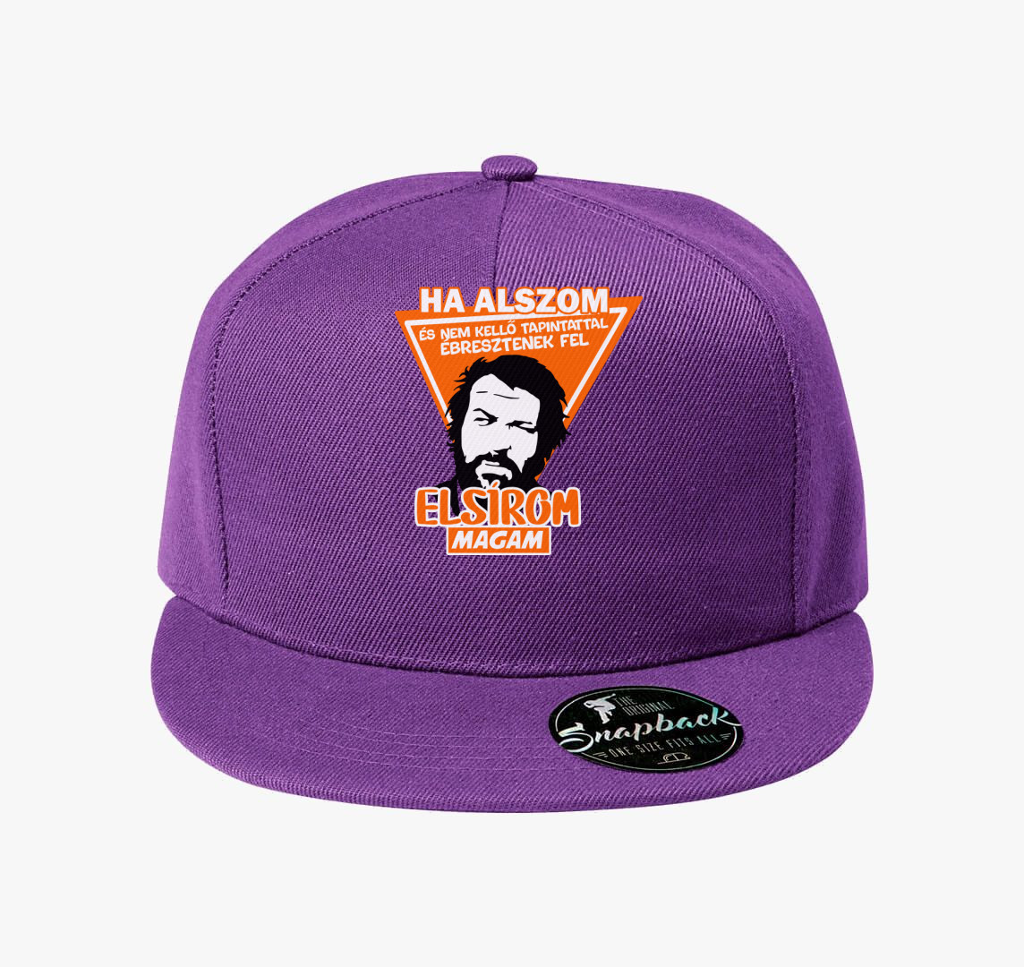 Bud Spencer mintás baseball sapka — Lila