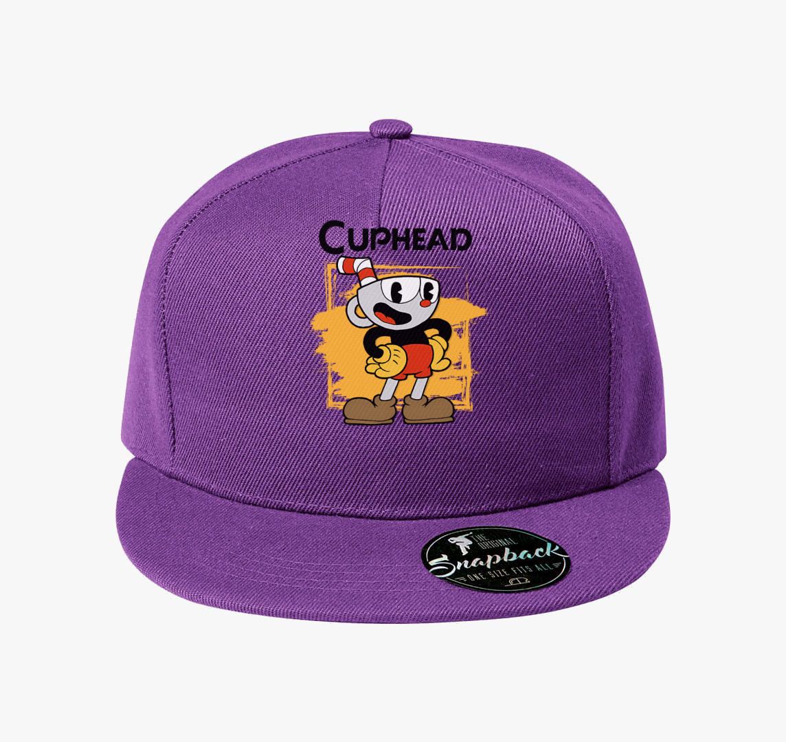 Cuphead baseball sapka — Lila