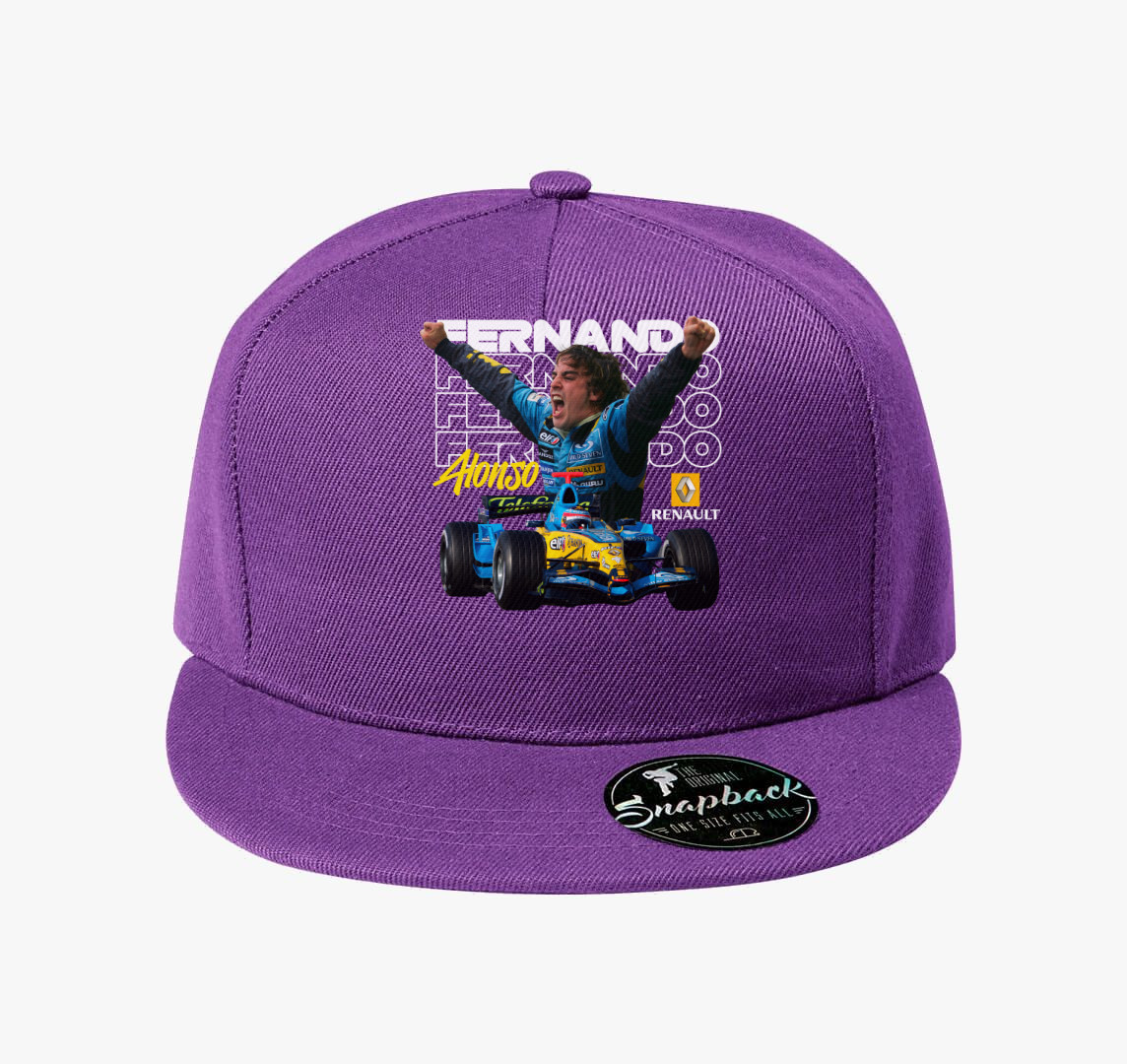 Alonso F1 baseball sapka — Lila