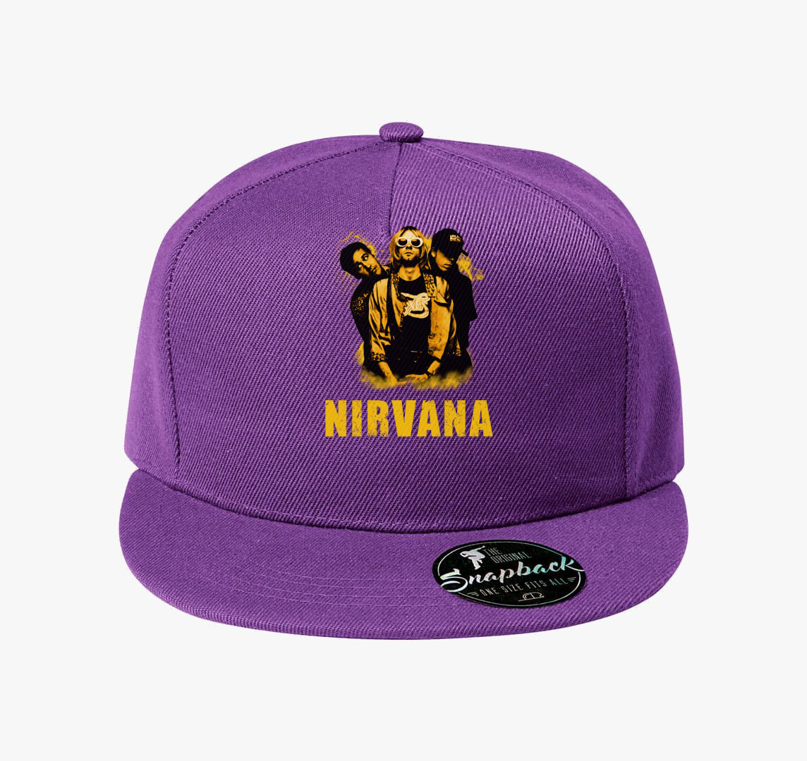 Nirvana baseball sapka — Lila