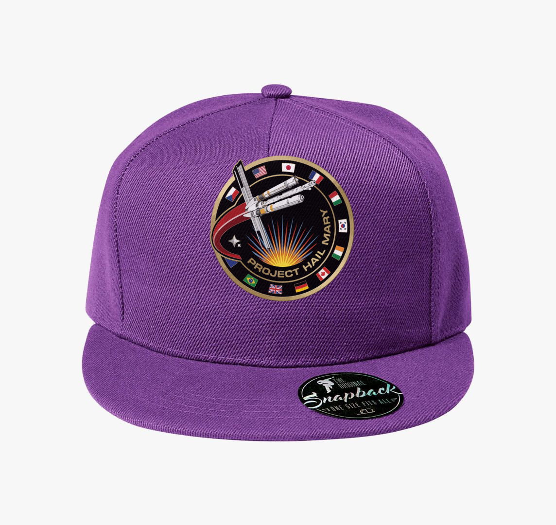 Project Hail Mary logó baseball sapka — Lila
