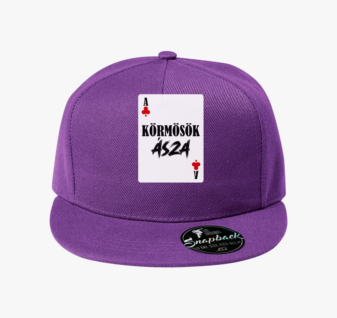 Körmösök ásza kártyás baseball sapka — Lila