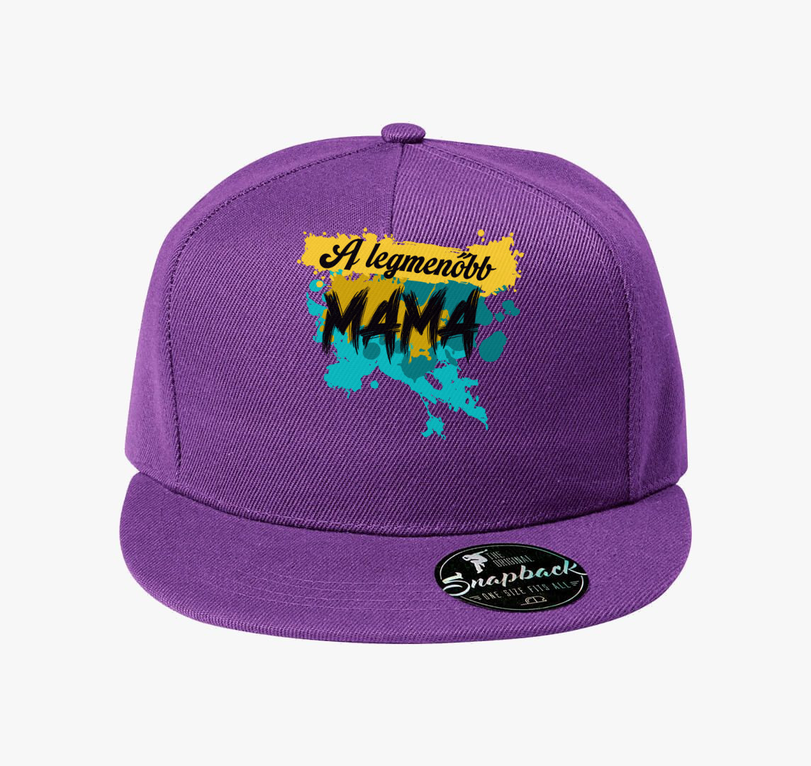 A legmenőbb Mama feliartos baseball sapka — Lila