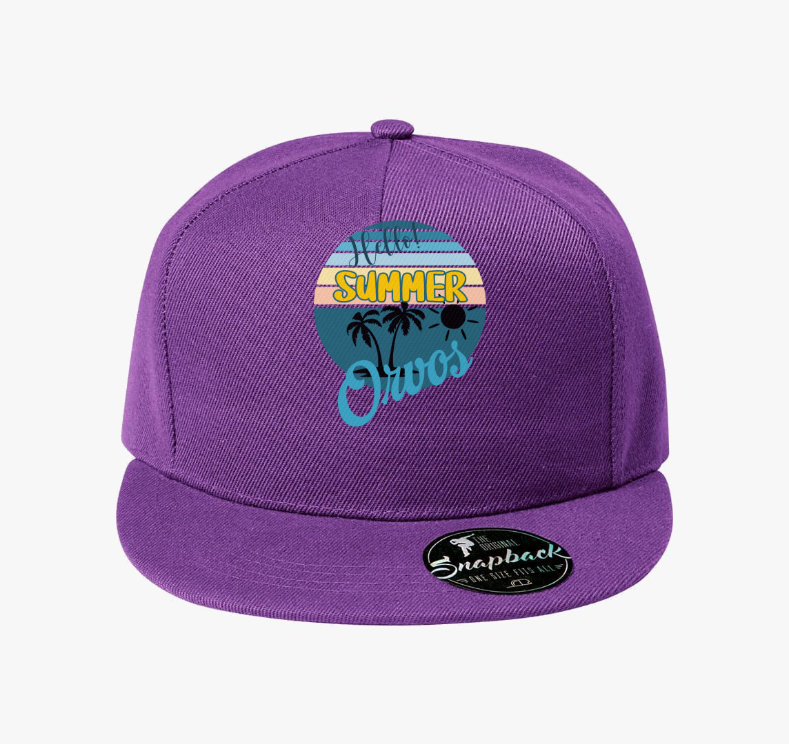Hello Summer orvos baseball sapka — Lila