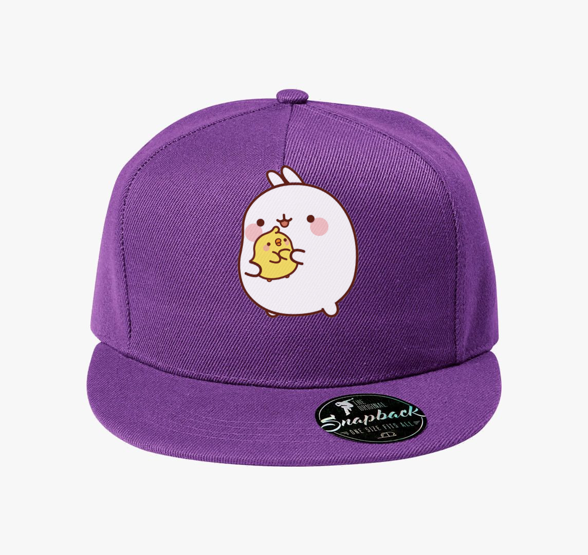Pufi nyuszi baseball sapka — Lila