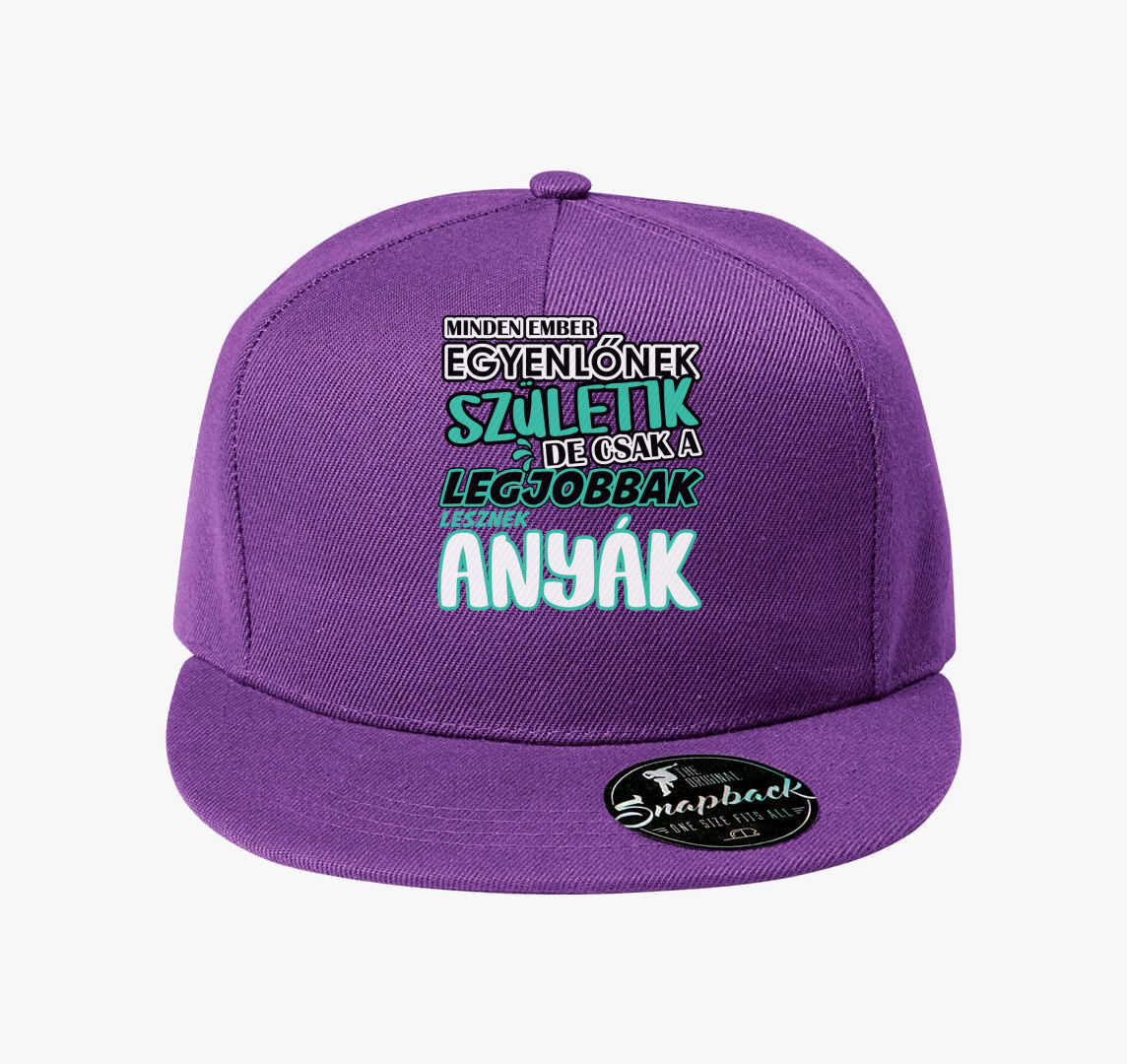 Egyenlőnek születik Anya baseball sapka — Lila