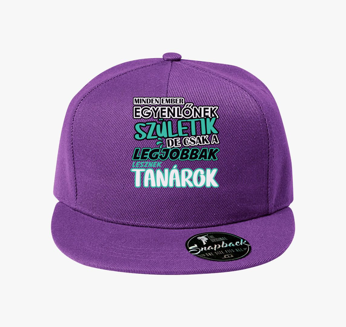 Egyenlőnek születik tanár baseball sapka — Lila