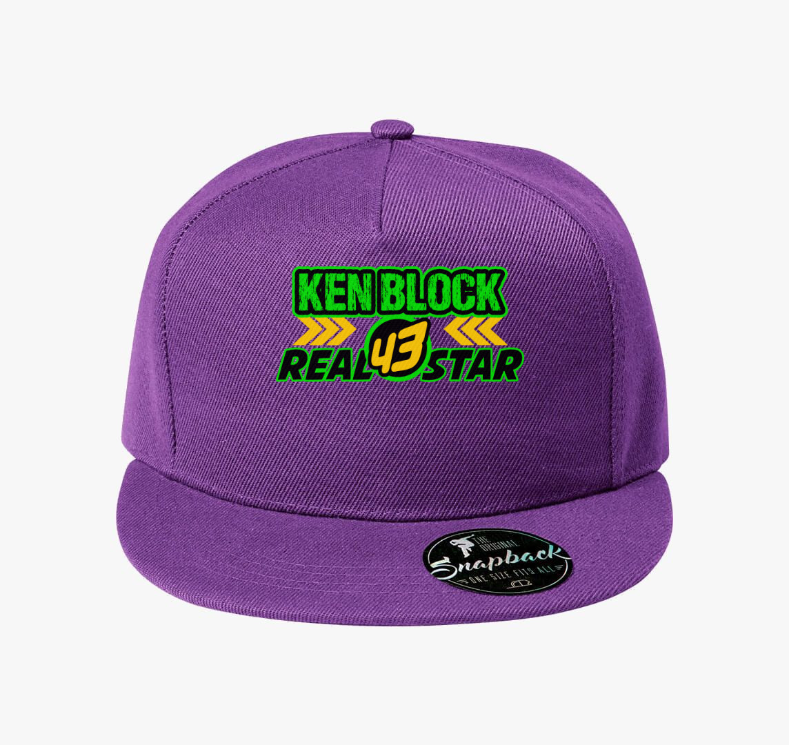 Ken Block real star baseball sapka — Lila