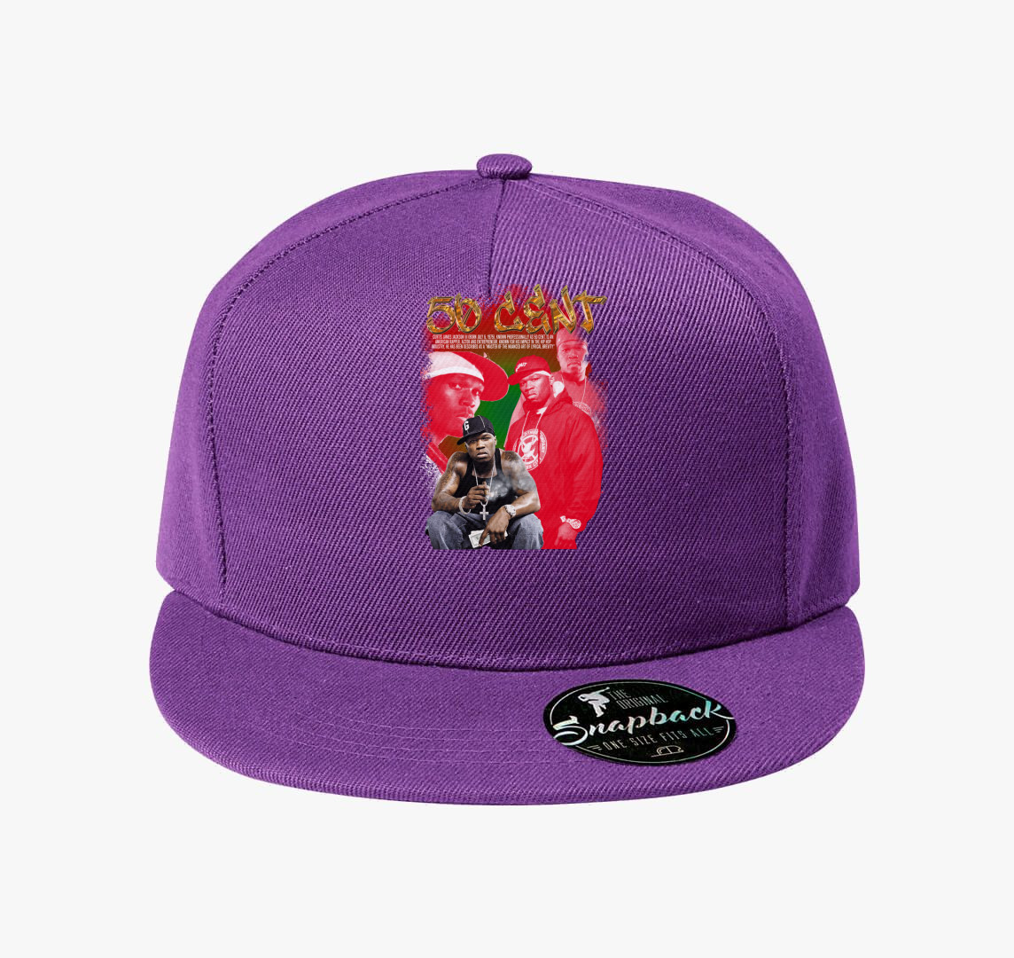 Fifty Cent 2.0 baseball sapka — Lila