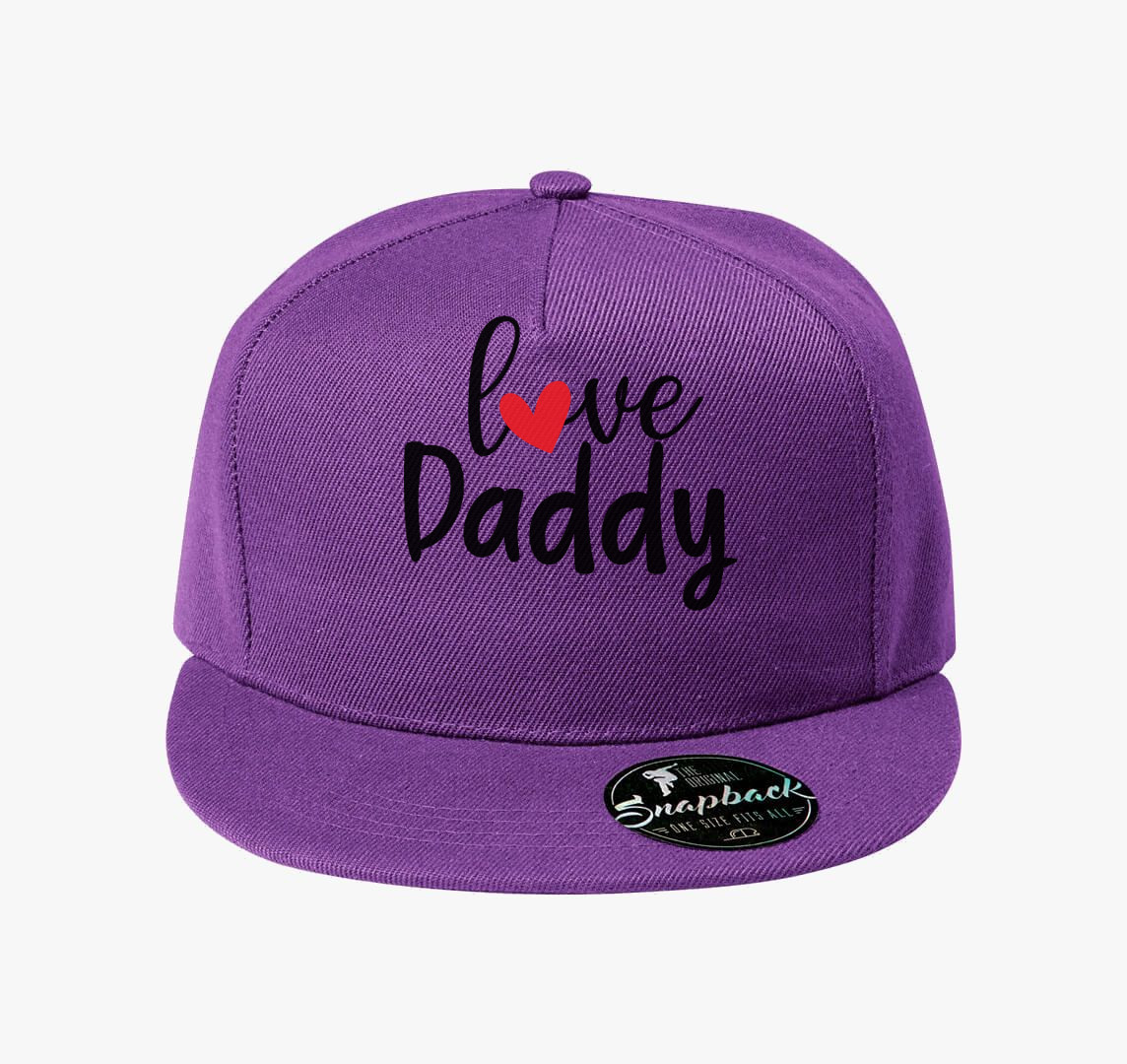 Love Daddy baseball sapka — Lila