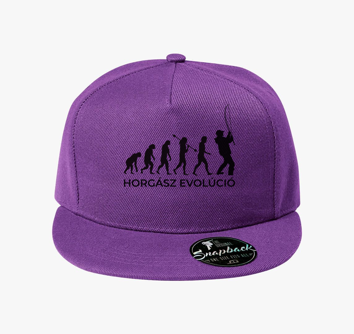 Horgász evolúció baseball sapka — Lila