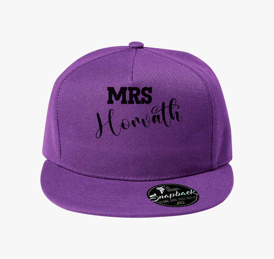 MRS FELESÉG baseball sapka — Lila