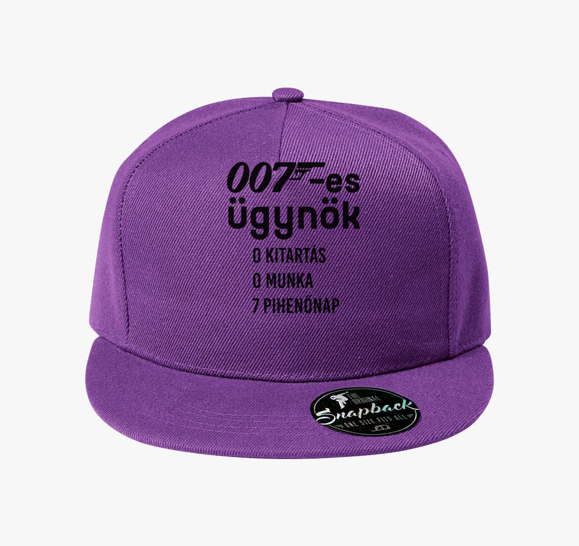 007-es ügynök pihenőnap baseball sapka — Lila