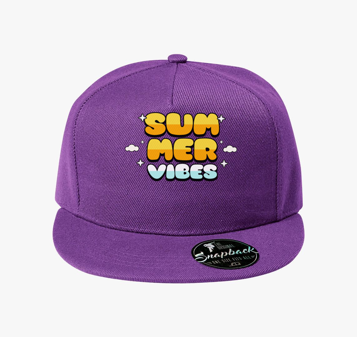 Summer vibes baseball sapka — Lila