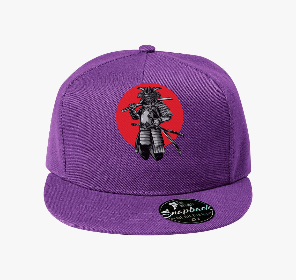 Japán szamuráj baseball sapka — Lila