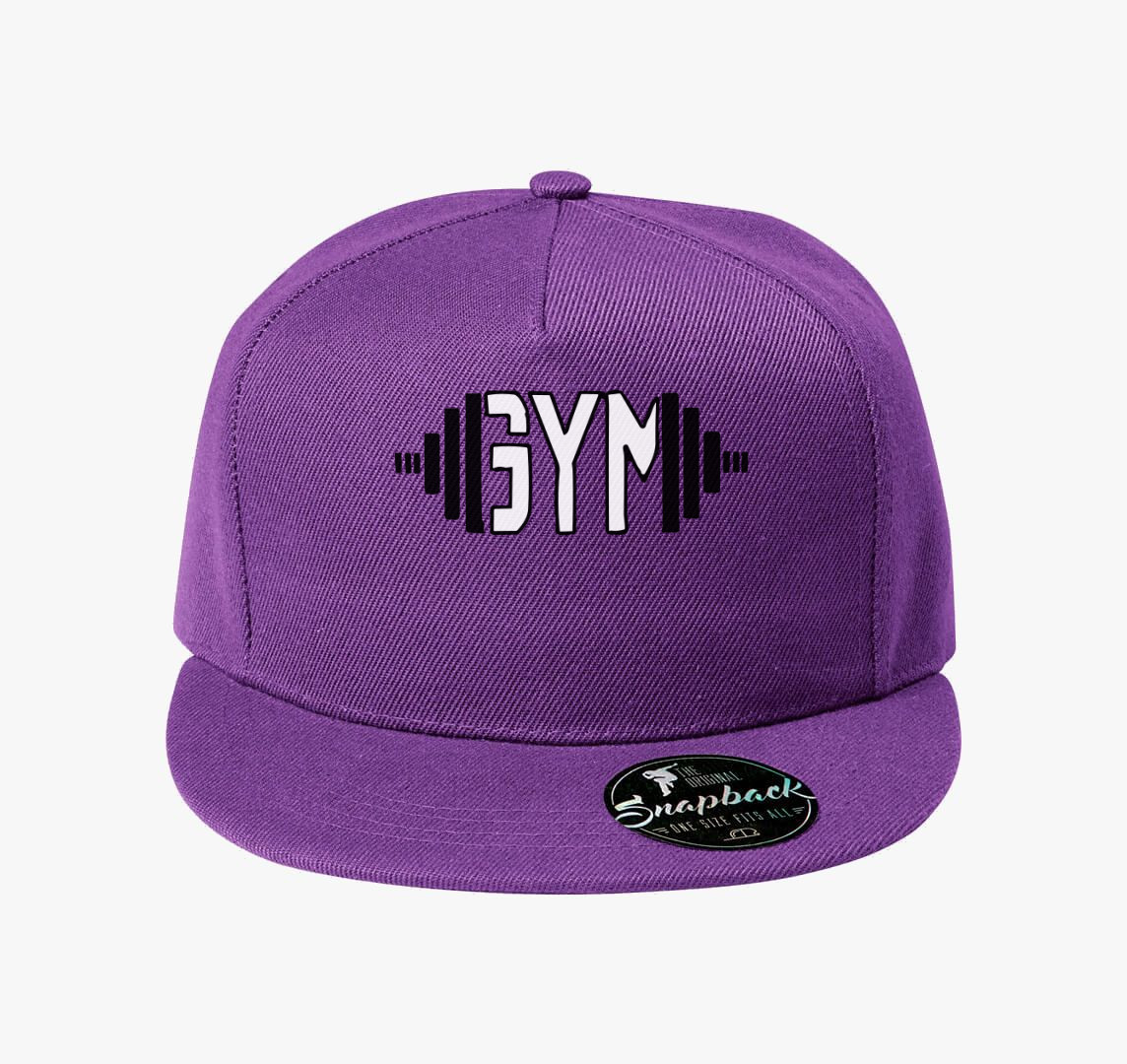 Gym feliratú baseball sapka — Lila