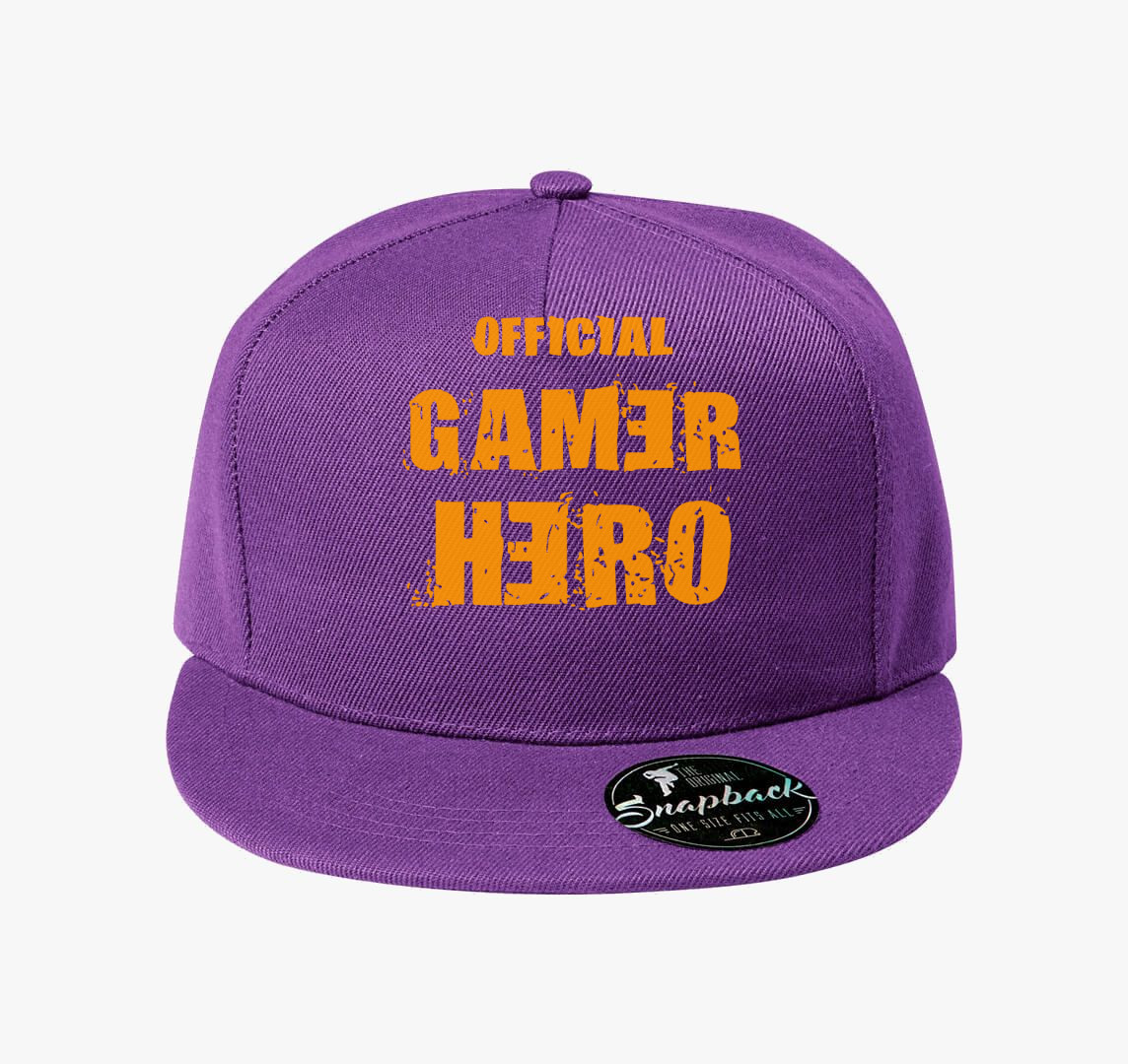 Official Gamer Hero baseball sapka — Lila