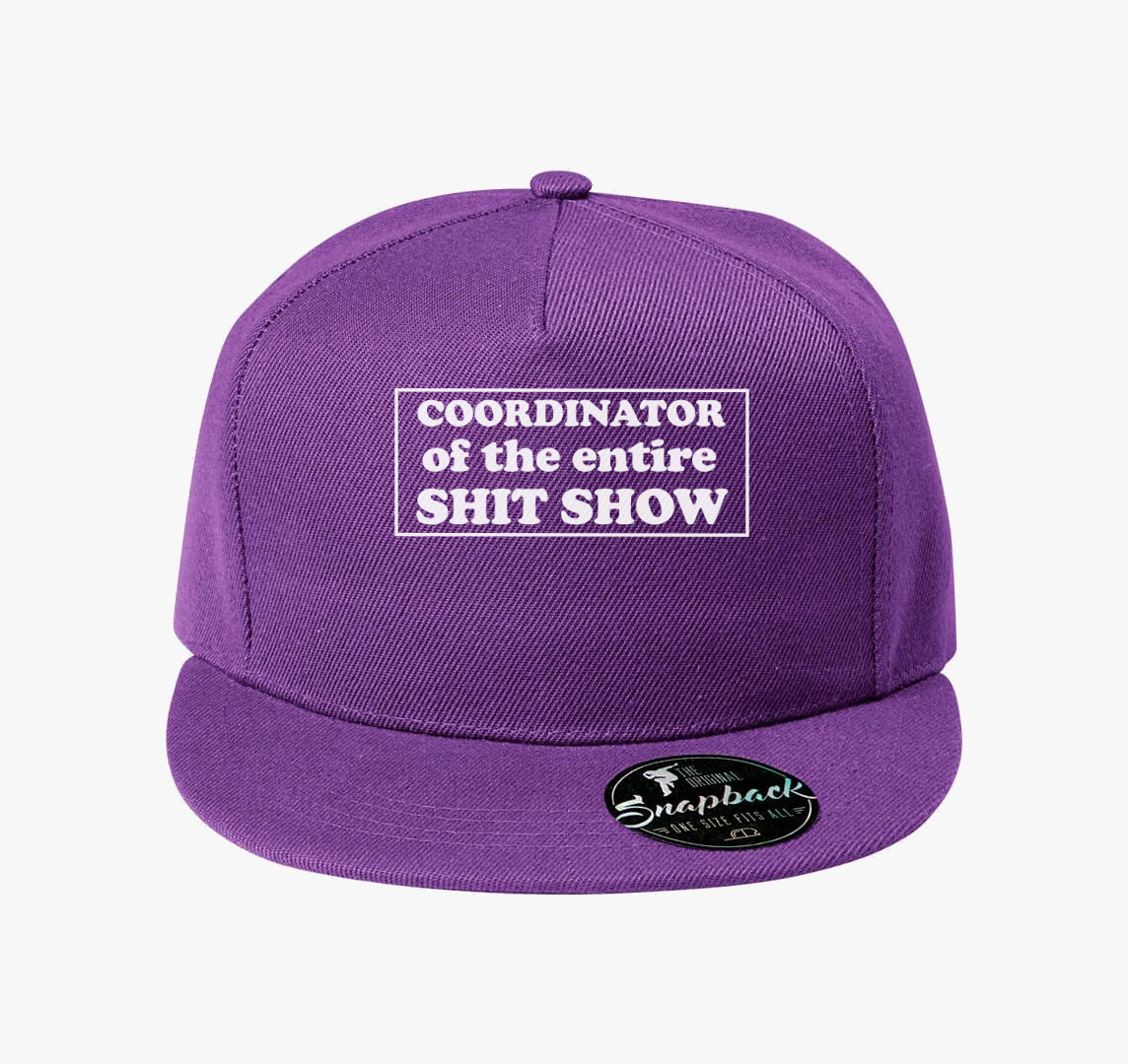 Shit show entire baseball sapka — Lila