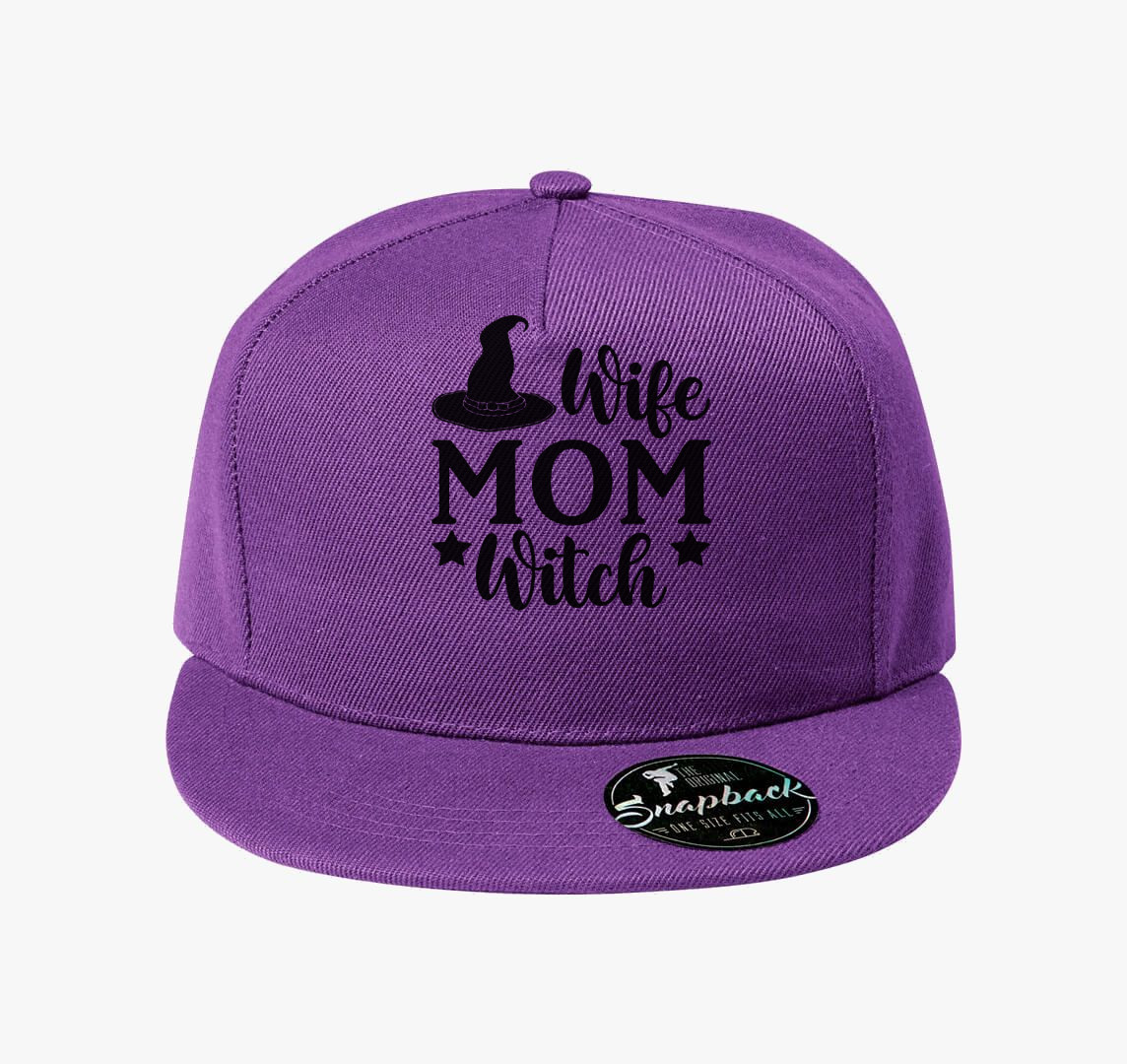 Mom witch baseball sapka — Lila