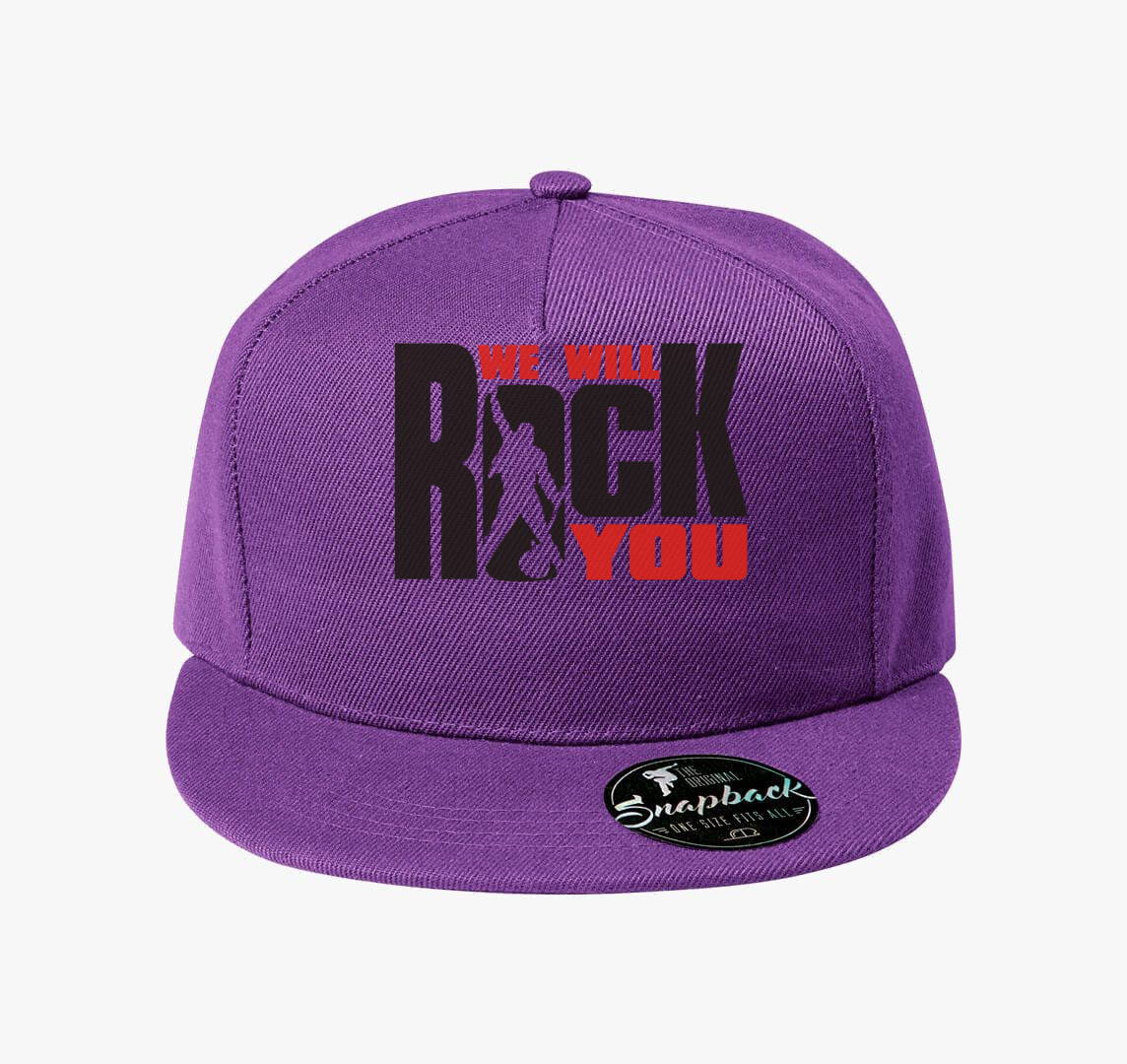 We will rock you baseball sapka — Lila