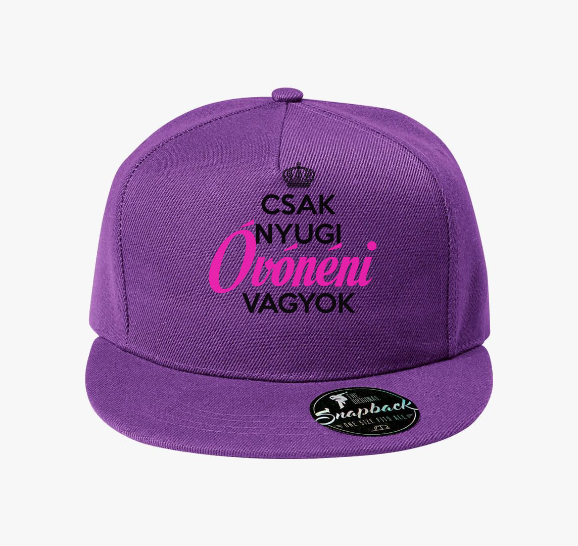 Csak nyugi, óvónéni vagyok - Óvónő baseball sapka — Lila
