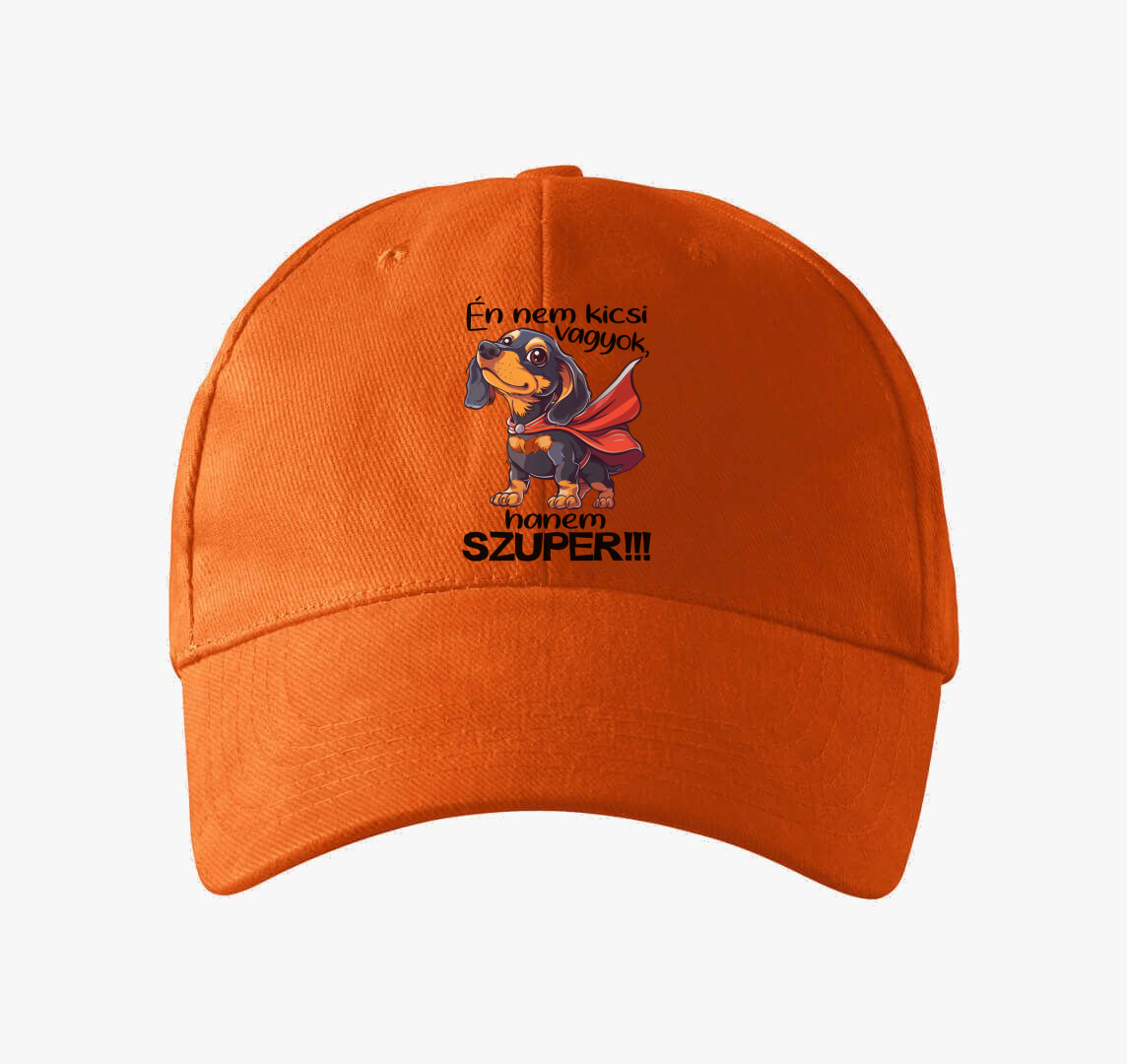 Tacsi Én nem kicsi vagyok, hanem Szuper! baseball sapka — Narancs