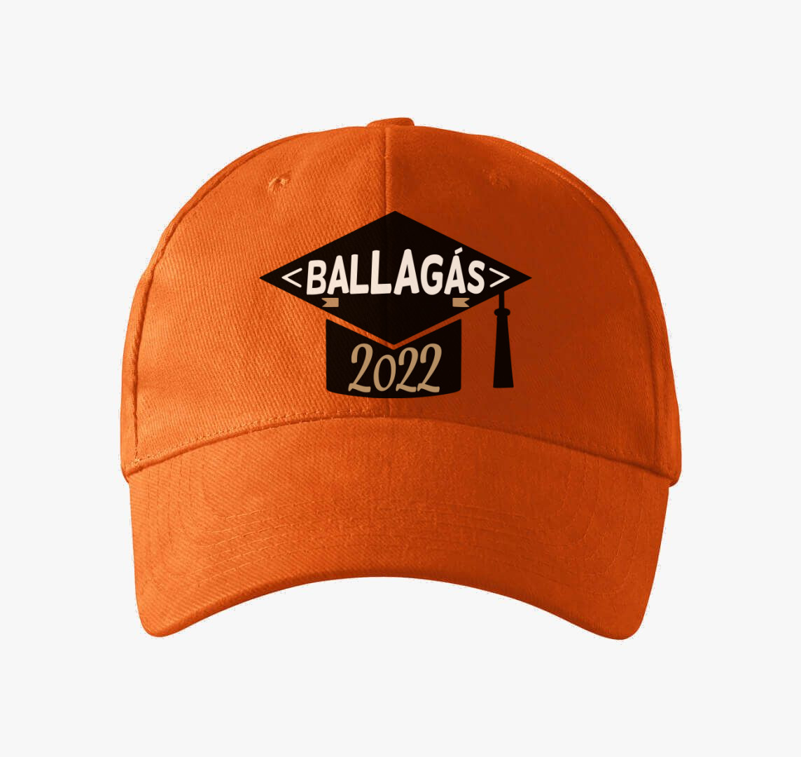 Ballagás 2022 diploma kalap baseball sapka — Narancs