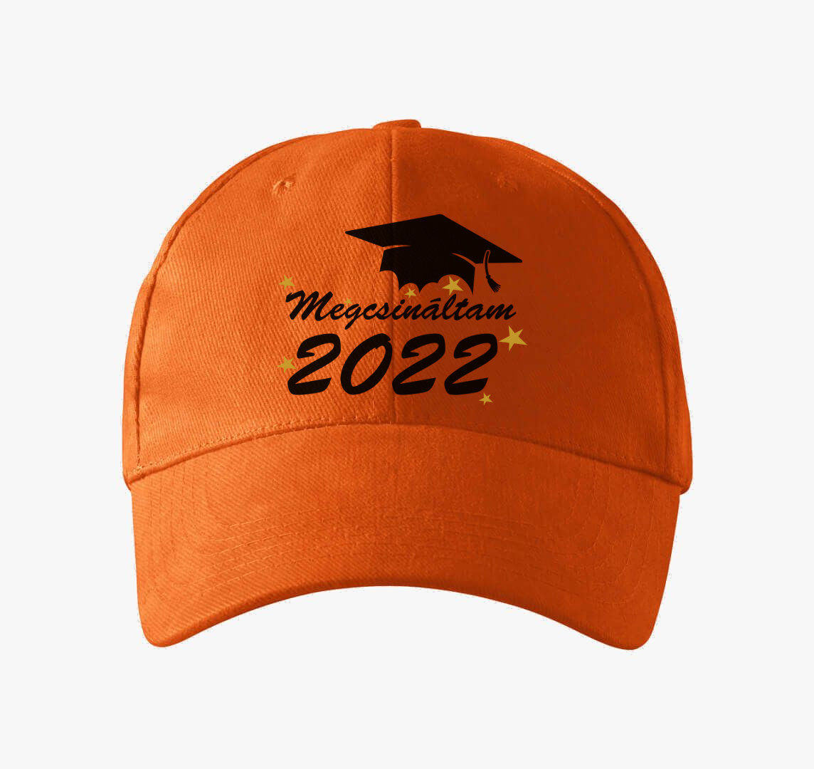 Megcsináltam 2022 ballagás baseball sapka — Narancs