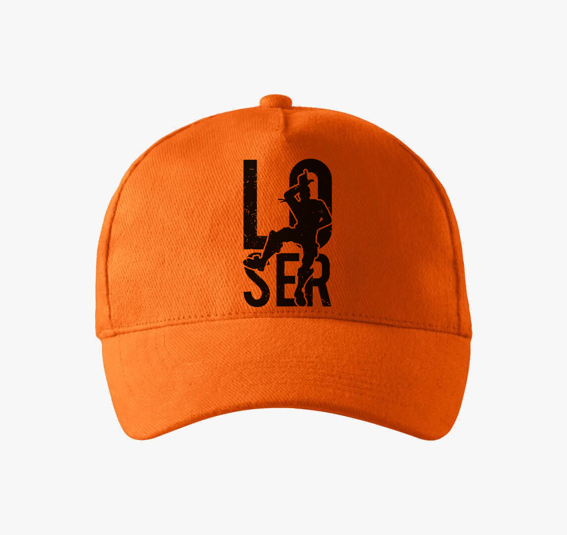 Fortnite Loser baseball sapka — Narancs