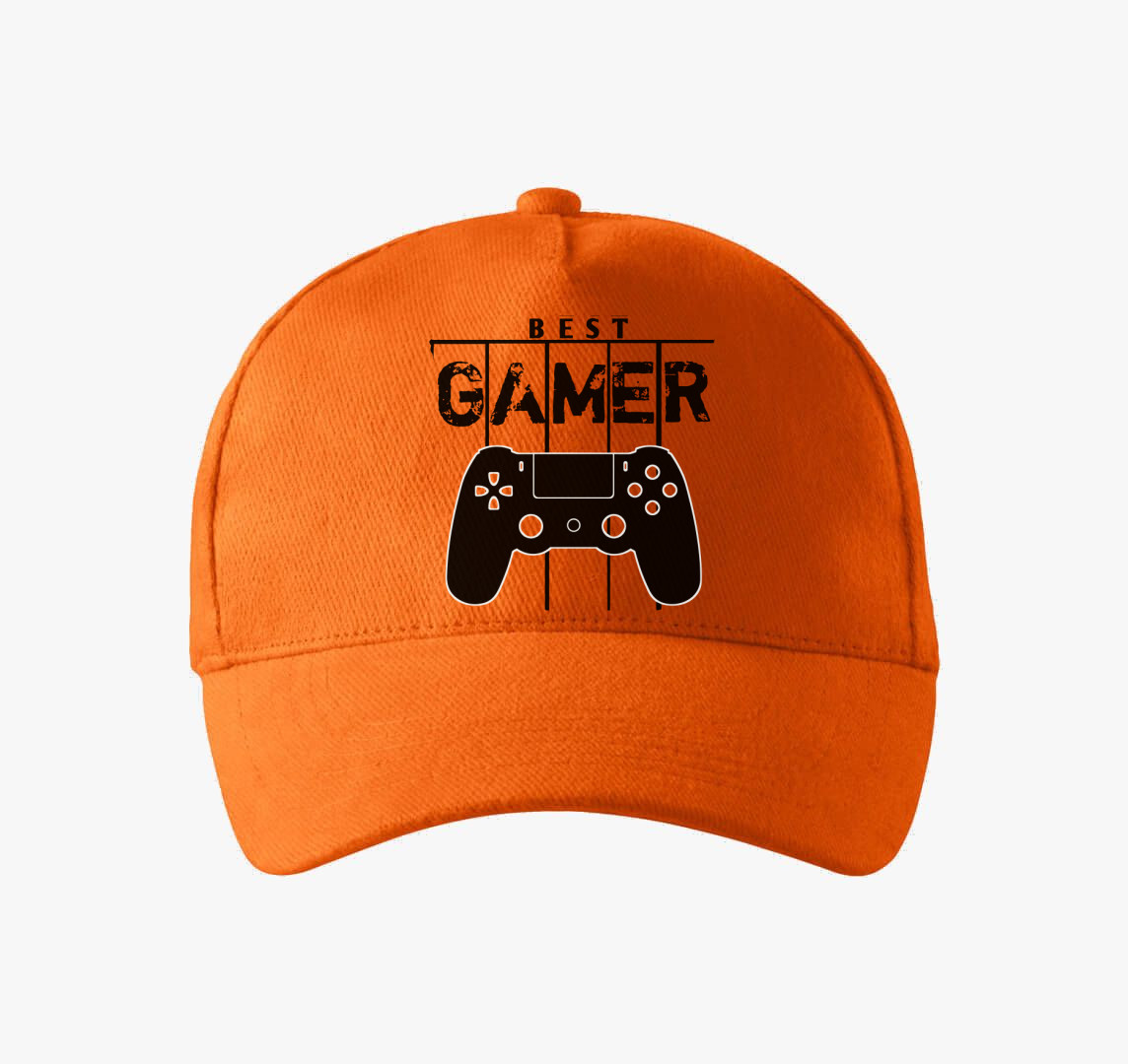 Best Gamer baseball sapka — Narancs