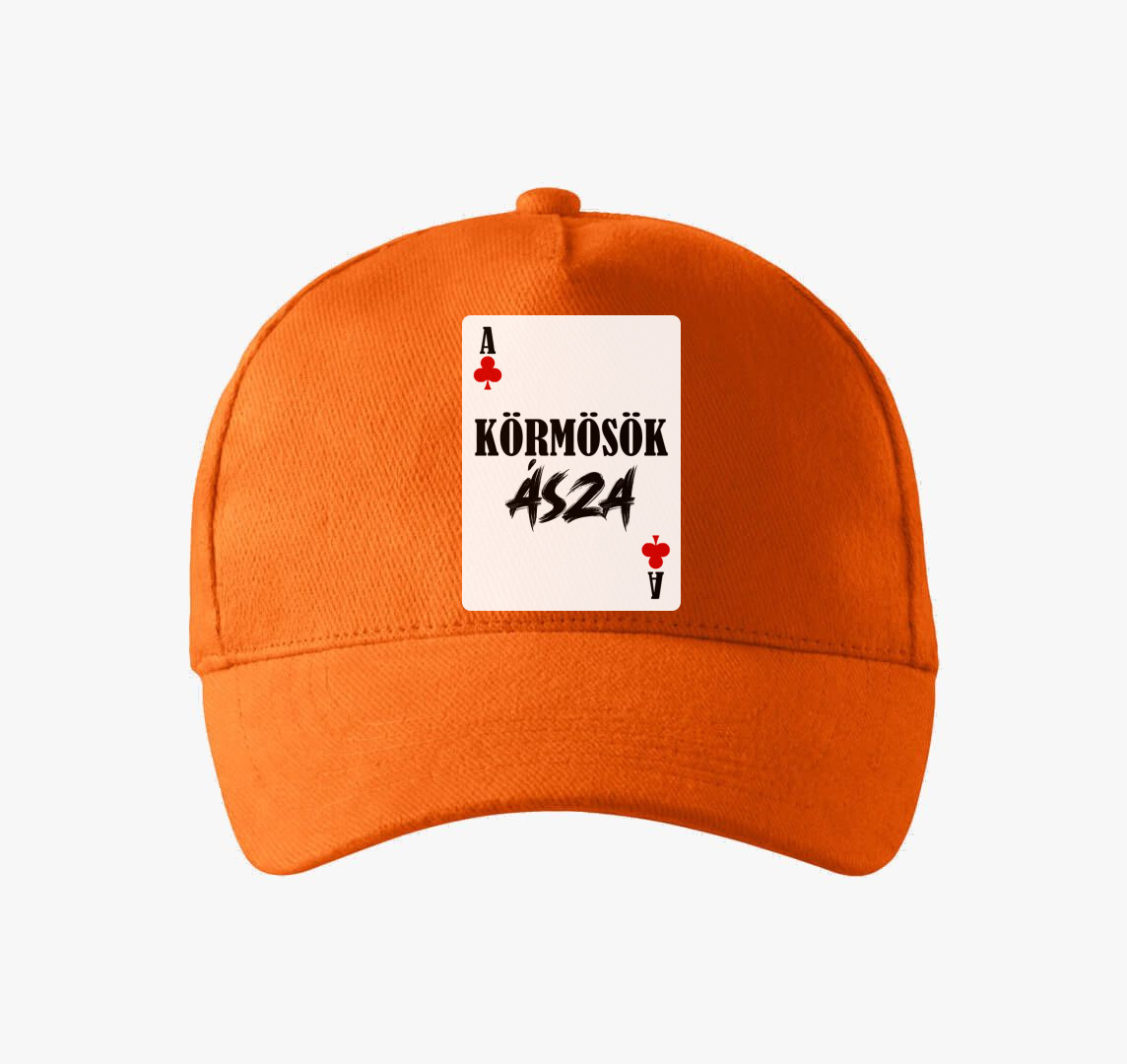 Körmösök ásza kártyás baseball sapka — Narancs