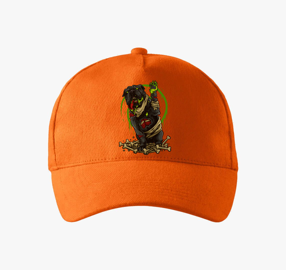 Zombi kutya baseball sapka — Narancs