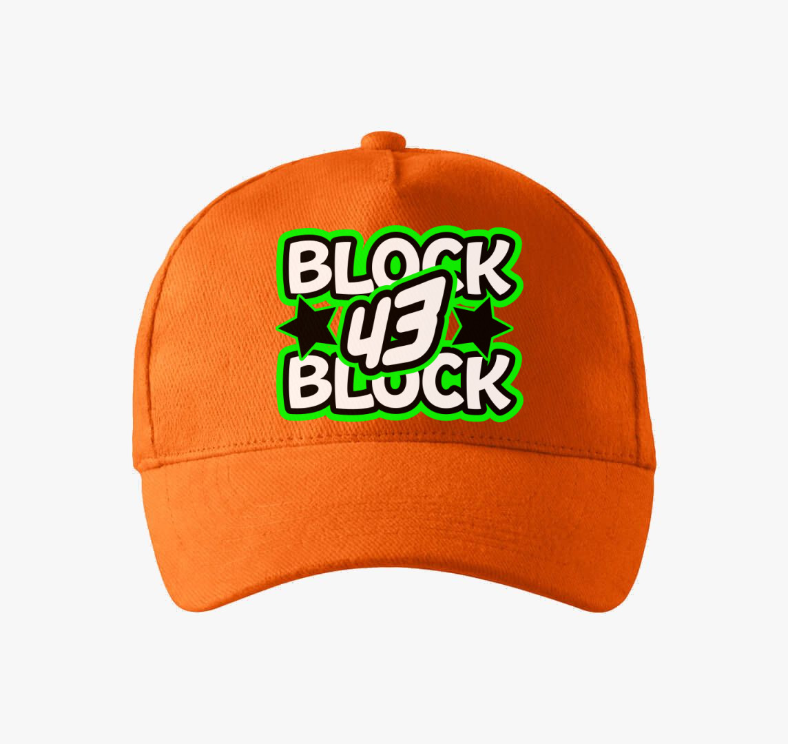Ken Block star baseball sapka — Narancs