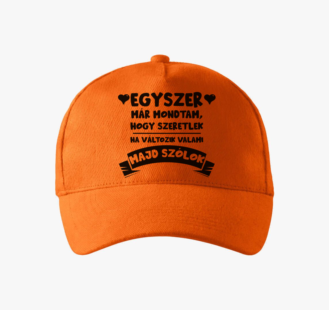 Egyszer már mondtam, hogy szeretlek baseball sapka — Narancs