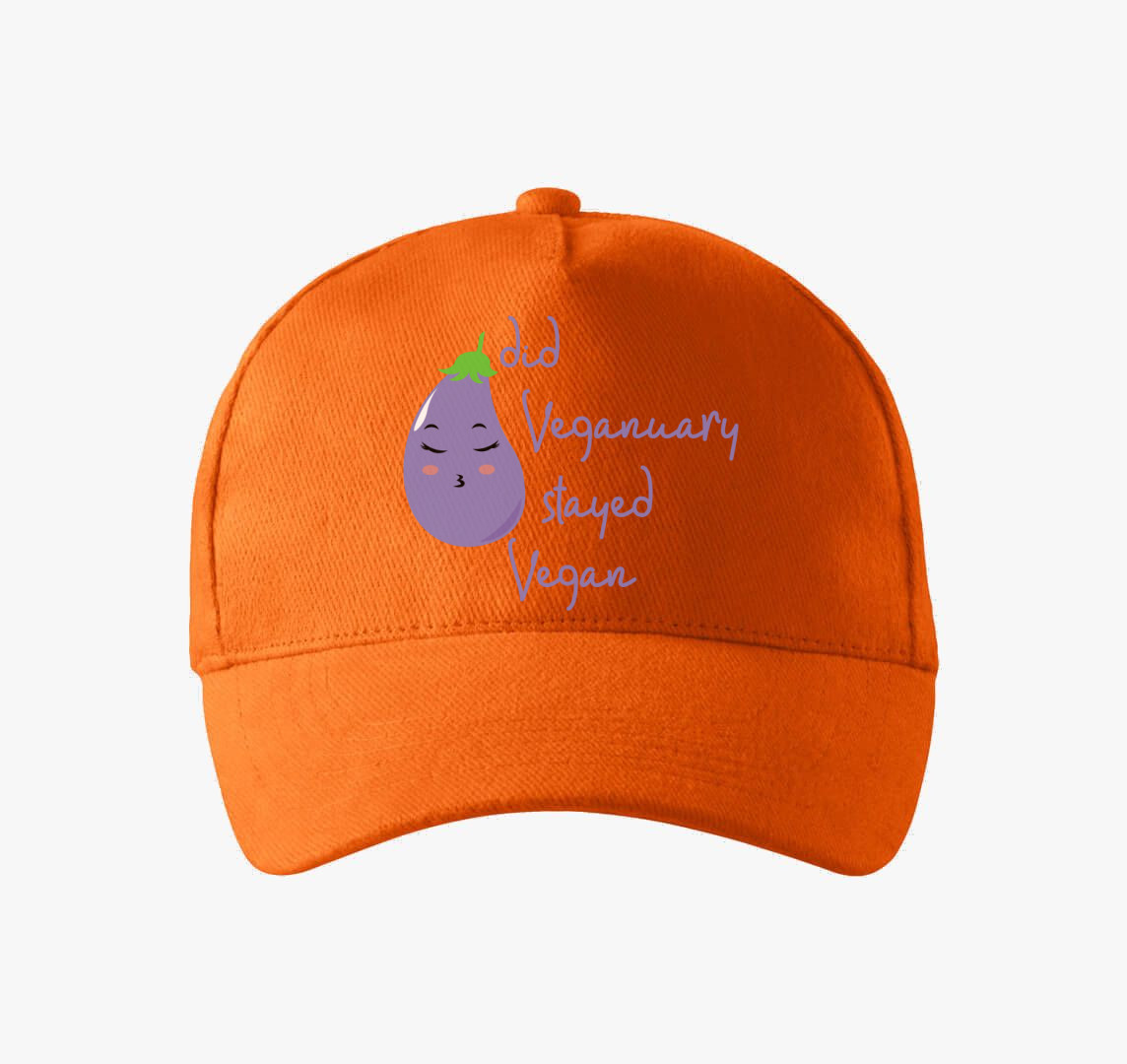 Did Veganuary padlizsános (lila betűs) baseball sapka — Narancs