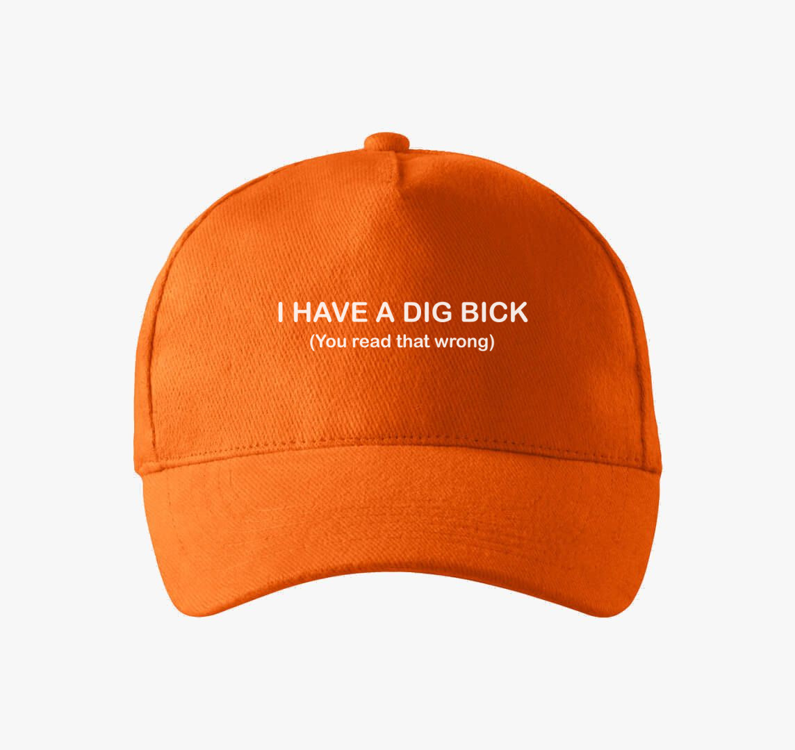 Dig bick baseball sapka — Narancs