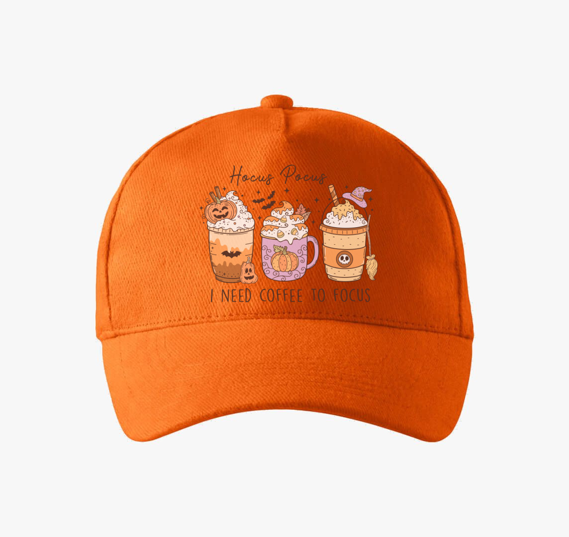 Hocus pocus coffee baseball sapka — Narancs