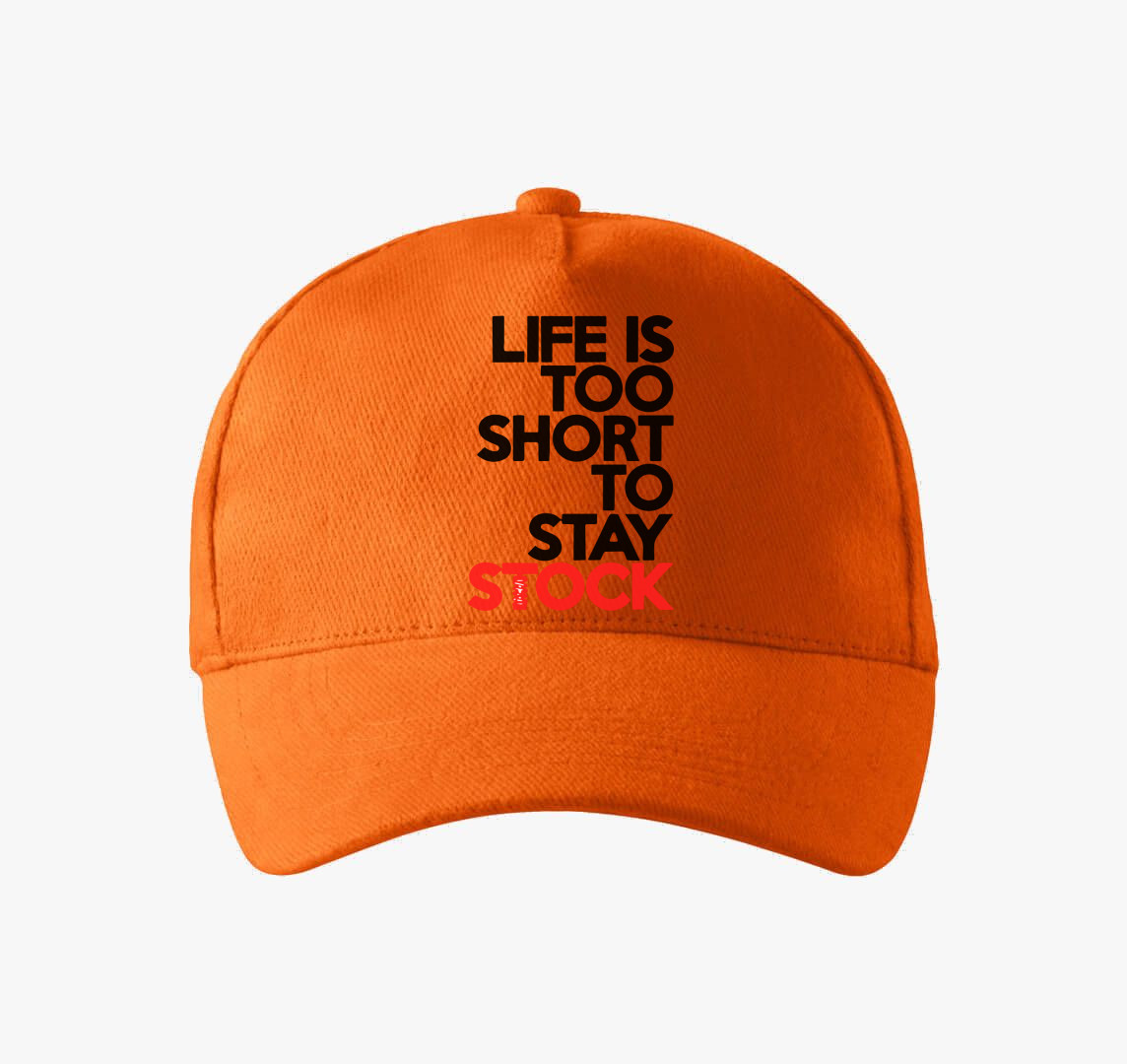 Life is too short baseball sapka — Narancs