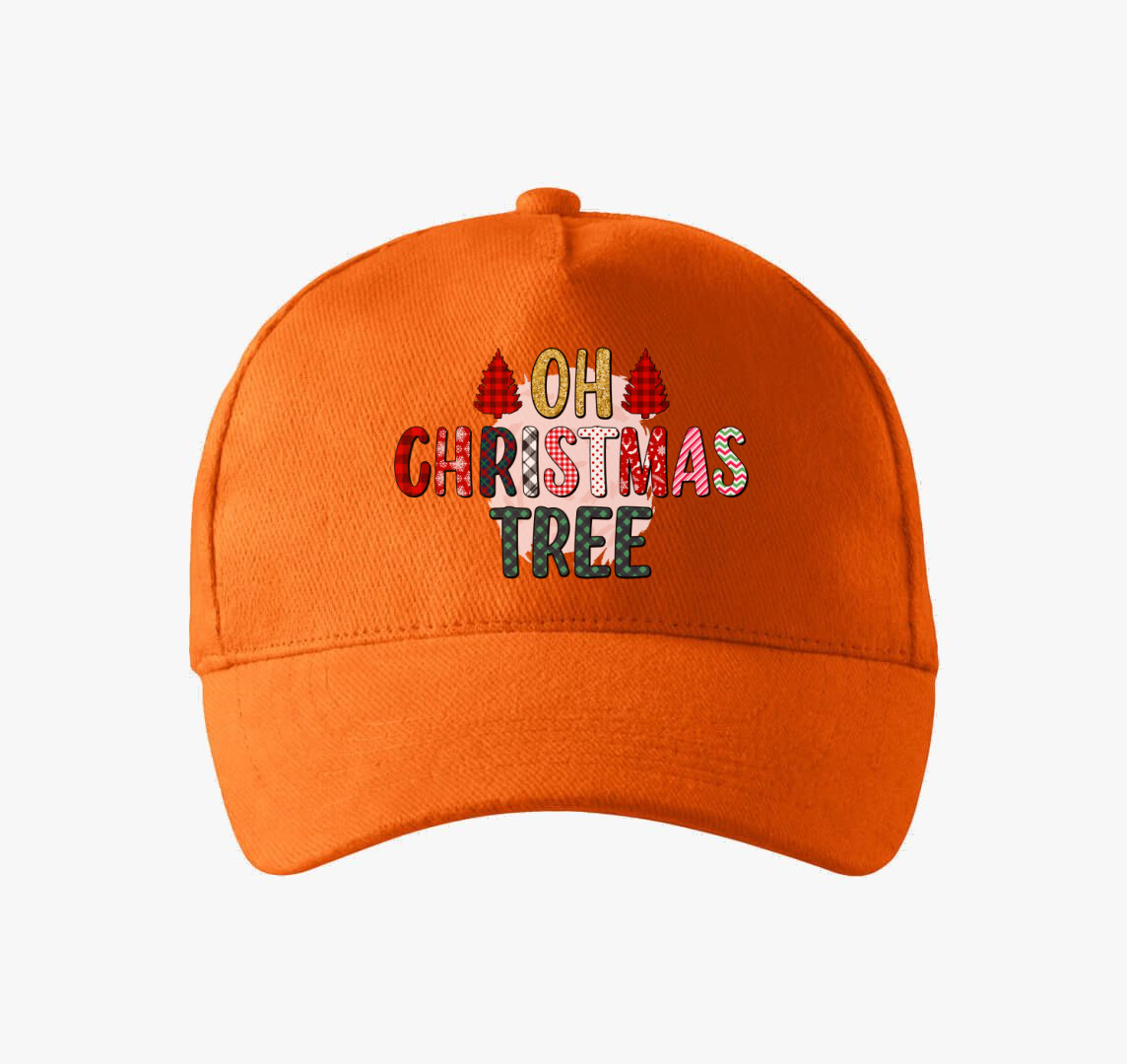 Xmas tree baseball sapka — Narancs