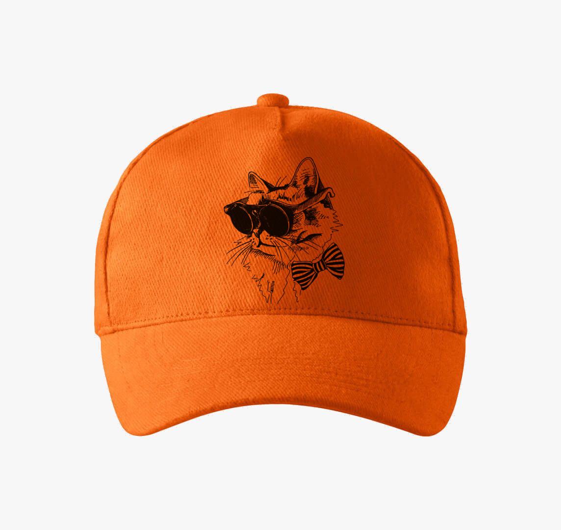 Catsy Art baseball sapka — Narancs