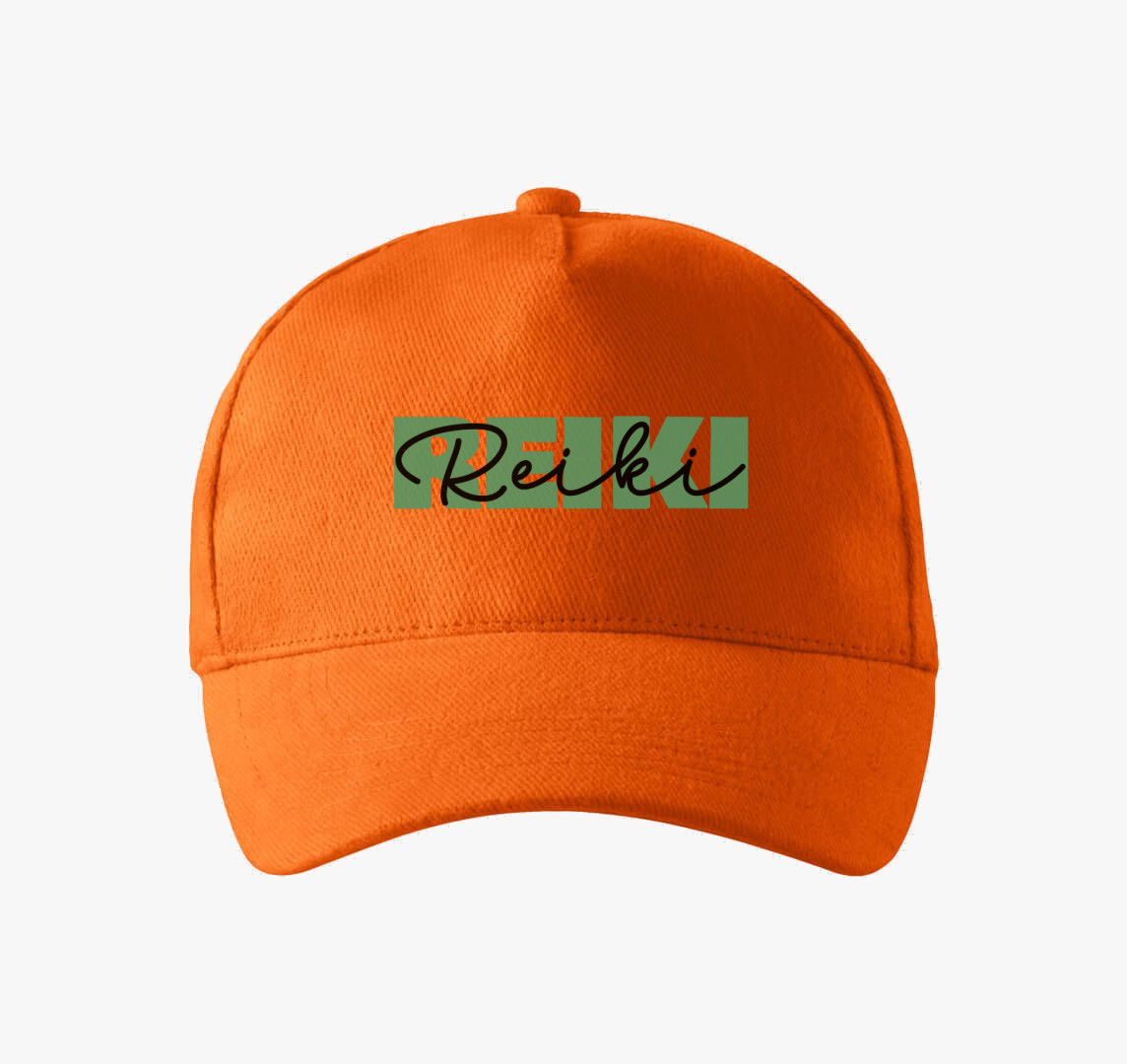 Reiki zöld baseball sapka — Narancs