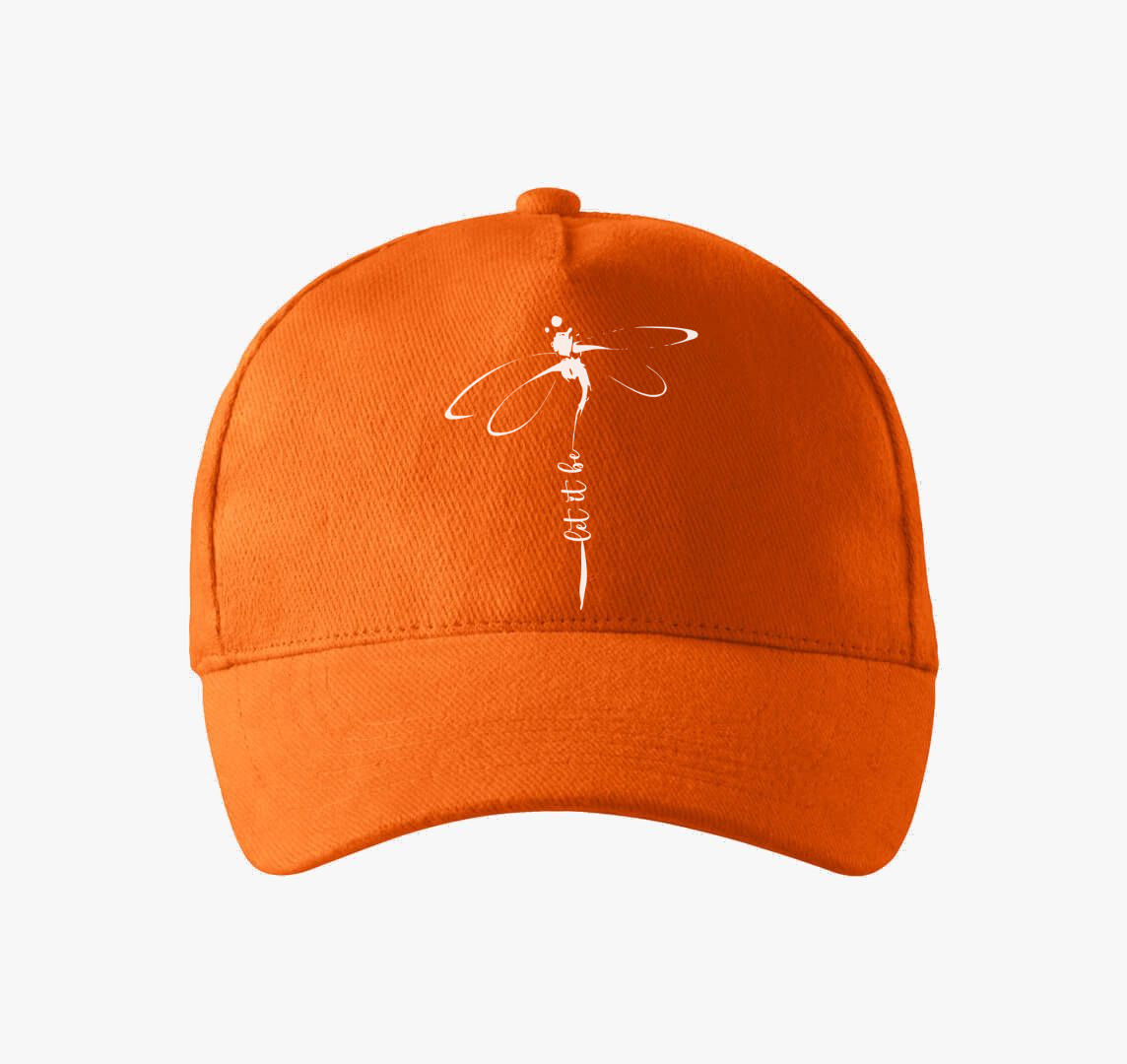 Dragonfly Let it be baseball sapka — Narancs