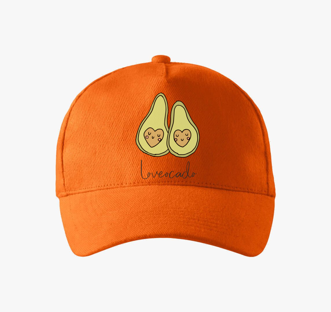 Loveocado baseball sapka — Narancs