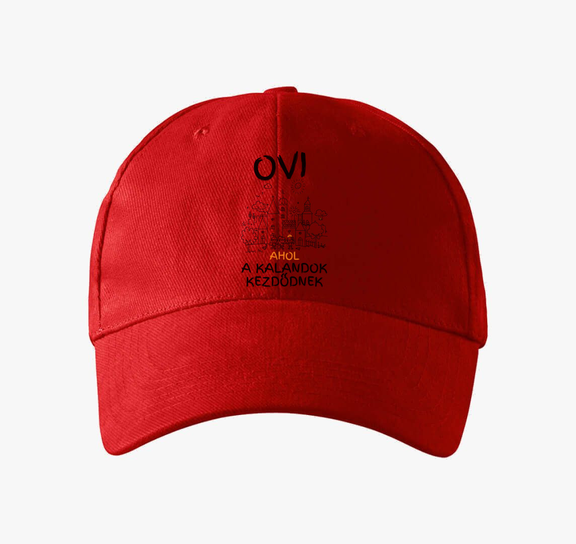 Ovi, ahol a kalandok kezdődnek baseball sapka — Piros