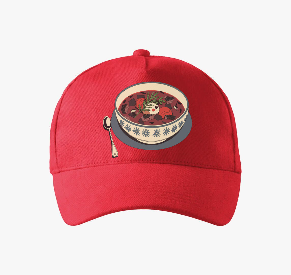 Borscs baseball sapka — Piros